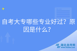 自考大專(zhuān)哪些專(zhuān)業(yè)好過(guò)？原因是什么？
