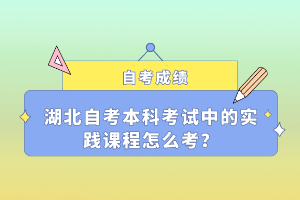 湖北自考本科考試中的實(shí)踐課程怎么考？
