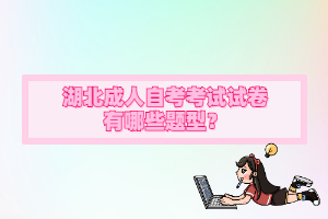 湖北成人自考考試試卷有哪些題型？