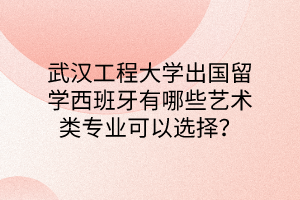 武漢工程大學(xué)出國(guó)留學(xué)西班牙有哪些藝術(shù)類專業(yè)可以選擇？