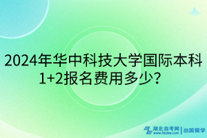 2024年華中科技大學(xué)國(guó)際本科1+2報(bào)名費(fèi)用多少？