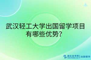武漢輕工大學(xué)出國(guó)留學(xué)項(xiàng)目有哪些優(yōu)勢(shì)？