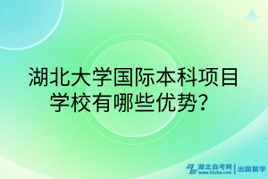 湖北大學(xué)國(guó)際本科項(xiàng)目學(xué)校有哪些優(yōu)勢(shì)？