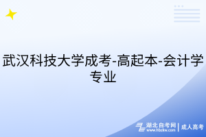 武漢科技大學(xué)成考-高起本-會計學(xué)專業(yè)