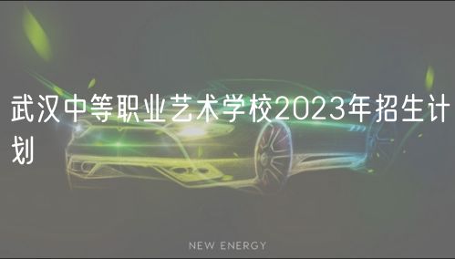 武漢中等職業(yè)藝術(shù)學校2023年招生計劃