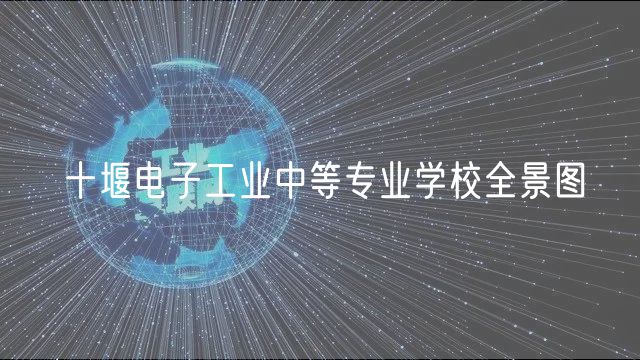 十堰電子工業(yè)中等專業(yè)學(xué)校全景圖