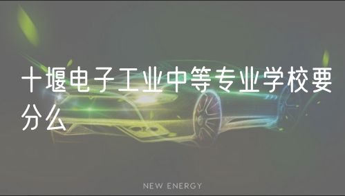 十堰電子工業(yè)中等專(zhuān)業(yè)學(xué)校要分么