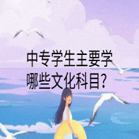 中專(zhuān)學(xué)生主要學(xué)哪些文化科目？