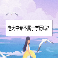 電大中專不屬于學歷嗎？