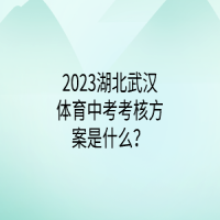 2023湖北武漢體育中考考核方案是什么？