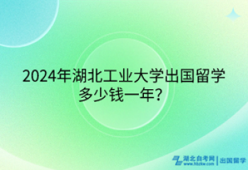 2024年湖北工業(yè)大學出國留學多少錢一年？