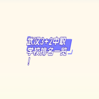 武漢3+2中職學(xué)校排名一覽！