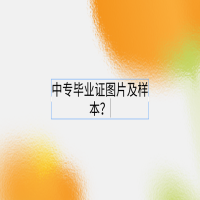 中專畢業(yè)證圖片及樣本？
