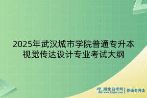 2025年武漢城市學(xué)院普通專升本視覺傳達(dá)設(shè)計(jì)專業(yè)考試大綱