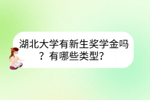湖北大學(xué)有新生獎(jiǎng)學(xué)金嗎？有哪些類型？