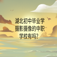 湖北初中畢業(yè)學(xué)攝影攝像的中職學(xué)校有嗎？