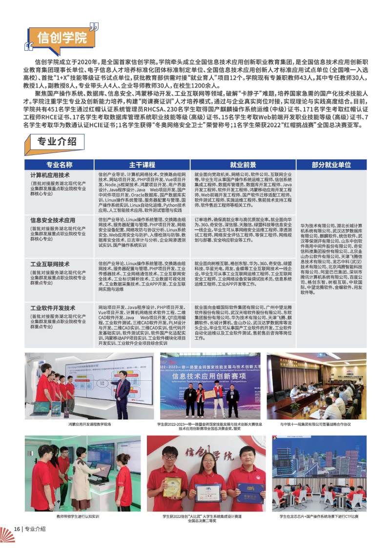 2023武漢職業(yè)技術(shù)學院招生簡章