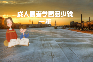 中南財大成人高考學(xué)費多少錢一年