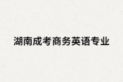湖南成人高考商務英語專業(yè)就業(yè)前景怎么樣？