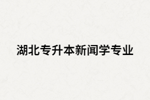 湖北新聞學(xué)專業(yè)可以報考哪些院校？