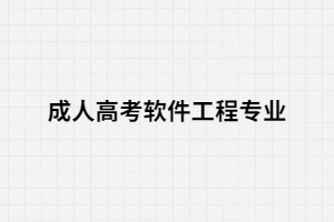湖南大學(xué)成考軟件工程專業(yè)就業(yè)前景怎么樣？