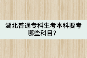 湖北普通?？粕急究埔寄男┛颇?？