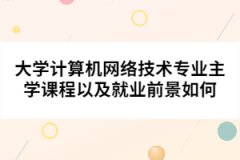 大學(xué)計(jì)算機(jī)網(wǎng)絡(luò)技術(shù)專(zhuān)業(yè)主學(xué)課程以及就業(yè)前景如何