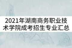 2021年湖南商務(wù)職業(yè)技術(shù)學(xué)院成考招生專(zhuān)業(yè)匯總