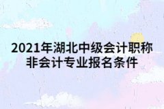 2021年湖北中級(jí)會(huì)計(jì)職稱(chēng)非會(huì)計(jì)專(zhuān)業(yè)報(bào)名條件