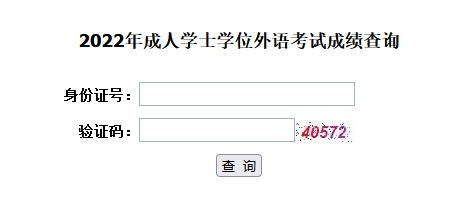 2022年湖北成人學(xué)位英語(yǔ)成績(jī)查詢(xún)時(shí)間及入口