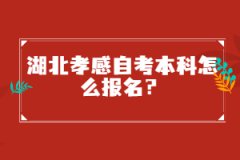 湖北孝感自考本科怎么報名？